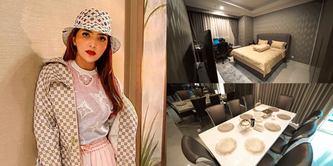 9 Potret Detail New Apartment of Ashanty with a Golden Nuance, Aurel Hermansyah's Room is the Prettiest - Her Walking Closet is Full of Mirrors