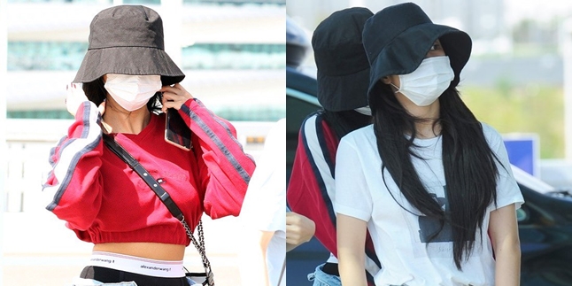 9 Photos of MAMAMOO's Airport Fashion in Jakarta, Casual Style with Hats & Masks