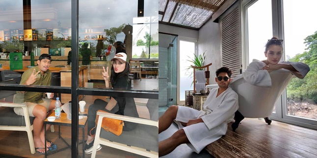 9 Portraits of Ibnu Jamil and Ririn Ekawati Honeymoon at a Luxury Resort, Romantic Dinner by the Beach - Being Together in the Bathtub