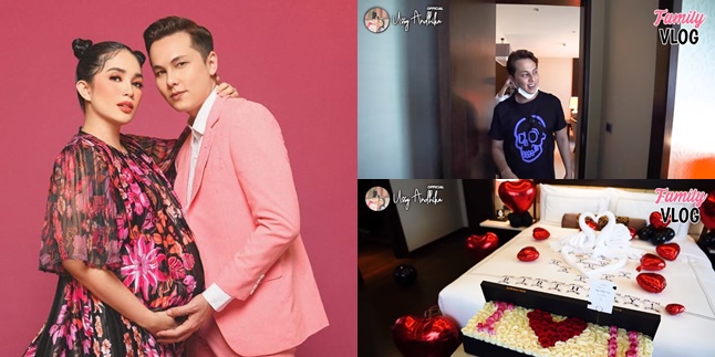 9 Romantic Surprise Photos of Andhika Pratama's Birthday from Ussy Sulistiawaty, Decorating the Hotel Room - Afraid the Sixth Child 'Will Become'