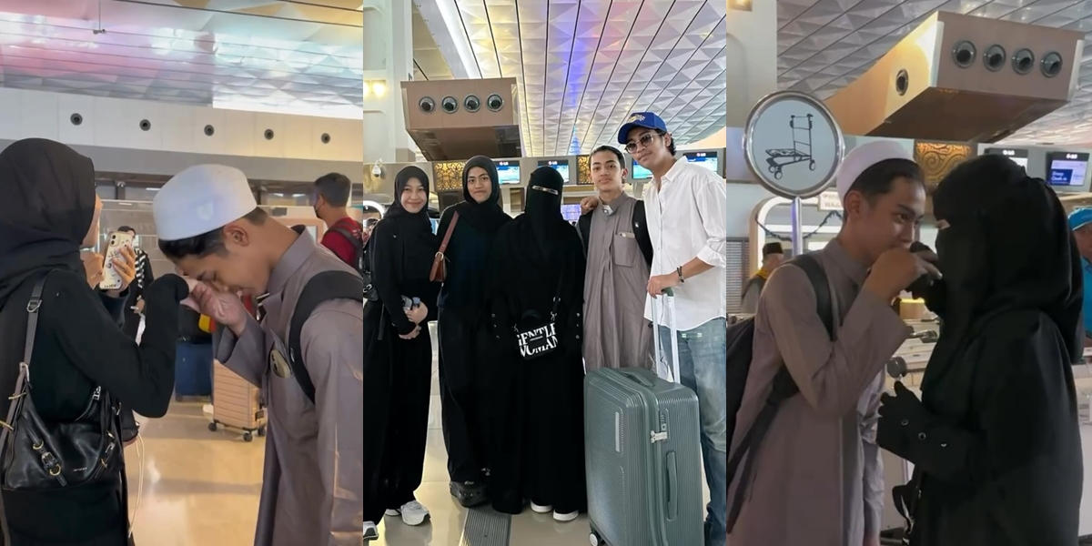 9 Compact Family Photos of Ummi Pipik After Bilal Ataya's Departure to Yemen for School, Prayed to Become an Ulama by Netizens