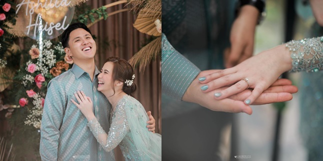 9 Portraits of Ashilla's Engagement, Happy Surrounded by Loved Ones - Dinda Hauw's Appearance Steals Attention