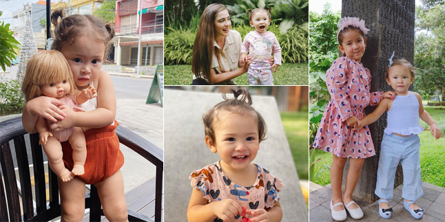 9 Cute Pictures of Sophia, Yasmine Wildblood's Second Daughter Who is Growing Up and Beautiful Like Her Mother