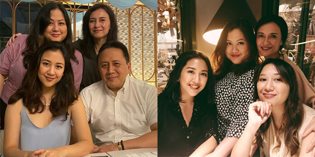 9 Portraits of Luki Ariani, Triawan Munaf's Wife, with Her Three Daughters, Looking Young and Equally Beautiful