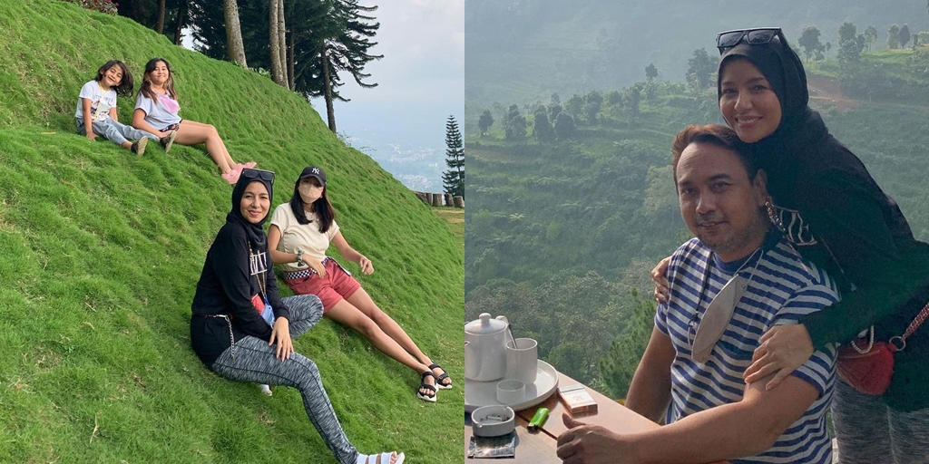 9 Photos of Meisya Siregar Taking Her Three Children on Vacation, Enjoying the Beautiful Mountain View - Riding Horses and Playing Archery