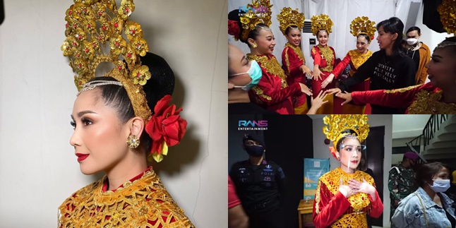 9 Photos of Nagita Slavina's Preparation for Plate Dance, Nervous Until Shaking - Immediately Offered a Job Worth 300 Million Rupiah?