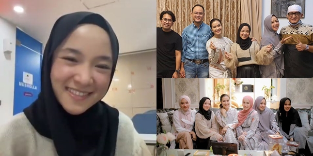 9 Portraits of Nissa Sabyan and Ayus Breaking Fast Together at Iis Dahlia's House, Netizens Mock Their Bulging Bellies