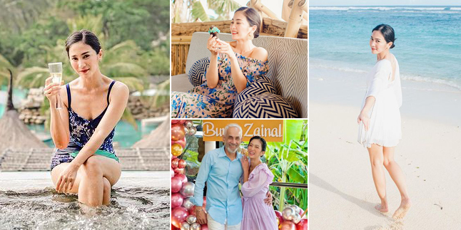9 Photos of OOTD Bunga Zainal During Vacation in Bali, From Swimsuit to Dress Like a Teenager