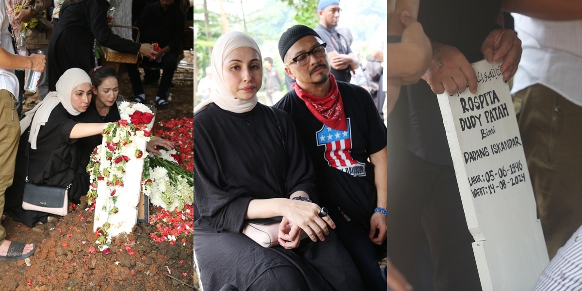 9 Portraits of the Funeral of Ferry Maryadi's Mother, Trying to Stay Strong While Seeing the Deceased Unite with the Earth