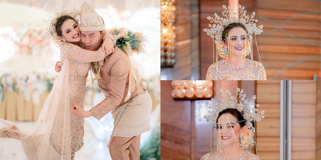 9 Portraits of Citra Monica, Ifan Seventeen's Wife, at the Wedding Reception, Her Beautiful Aura is Said to Resemble the Late Dylan Sahara