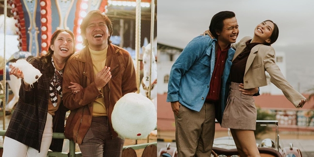 9 Portraits of Joshua Suherman and Clairine Clay's Prewedding, Their Poses are Very Intimate on the Mountain