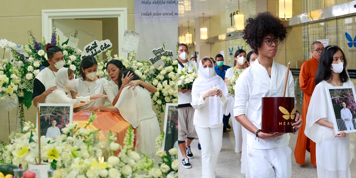 9 Portraits of the Process of Closing the Coffin and Cremation of Reza Gunawan, Dee Lestari's Husband, Marcell Siahaan and Afgan Attend to Pay Their Last Respects