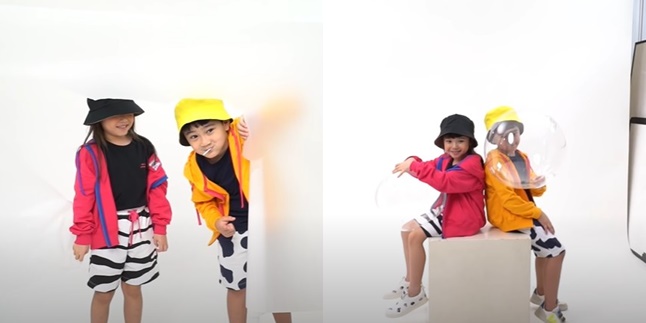 9 Portraits of Rafathar and Gempi Having a Photoshoot Together, Initially Shy - Funny Behavior Makes People Giggly!