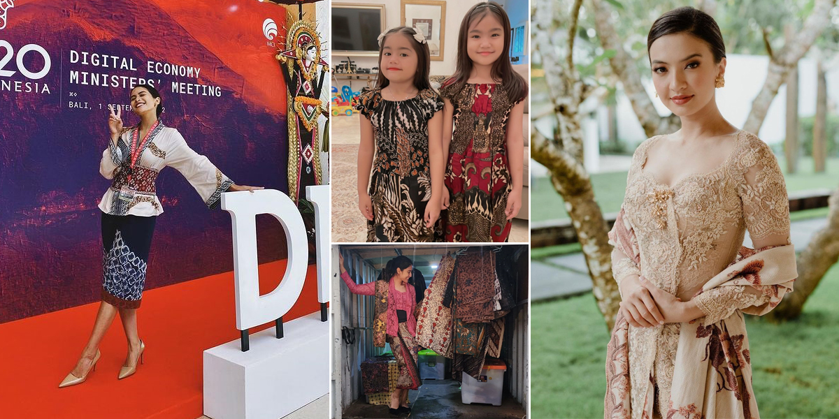 9 Potret Seleb Cantik Indonesia Rayakan Hari Batik Nasional, Maudy Ayunda - Dian Sastro Tampil Berkebaya
