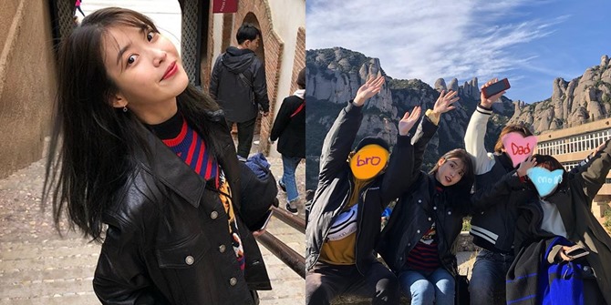 9 Pictures of IU's Happy Smile Vacation with Family in Spain, Sightseeing Until Taking Photos Together!