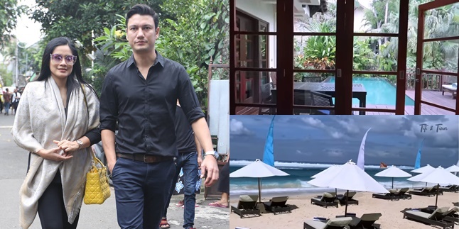 9 Pictures of Luxury Villas for 'Honeymoon' Titi Kamal and Christian Sugiono in Bali, There's a Lift to the Private Beach