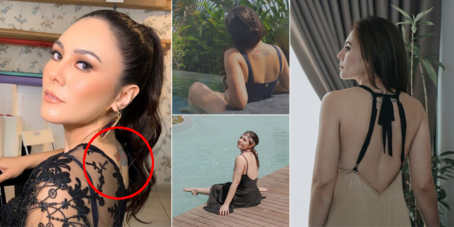 9 Photos of Wulan Guritno Wearing Backless Dresses, Showing off Smooth Back and Meaningful Tattoos