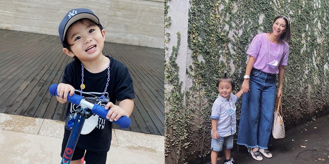 9 Portraits of Xavier, Rini Yulianti's Only Child, who has Korean Blood, Future Handsome Oppa