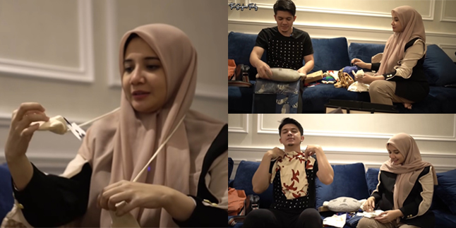 9 Photos of Zaskia Sungkar and Irwansyah Unboxing Baby Gifts, Some Still Have Price Labels