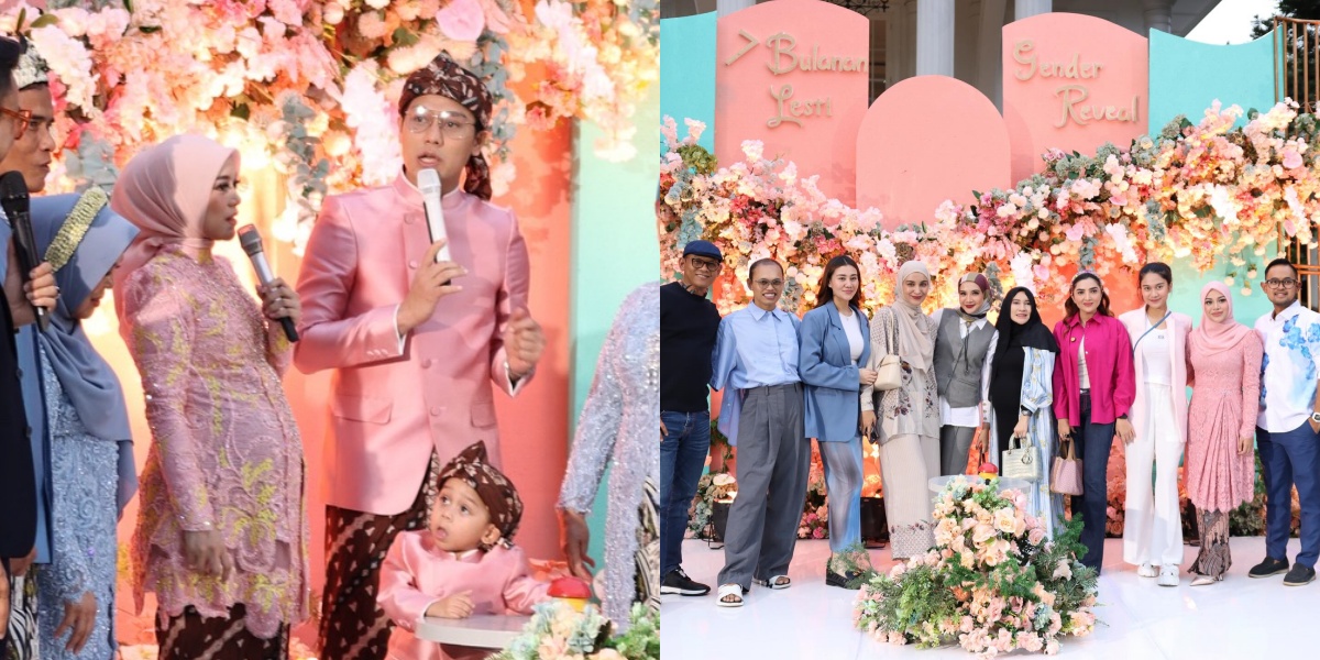 From Ada Ashanty to Aaliyah Massaid, Photos of Celebrities at Lesti Kejora's Child Gender Reveal