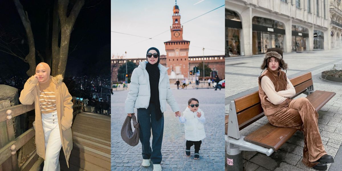 Featuring Happy Asmara, Selfi Yamma to Lesti Kejora! 8 Winter OOTD Photos of Dangdut Singers During Their Vacation in Europe and Korea