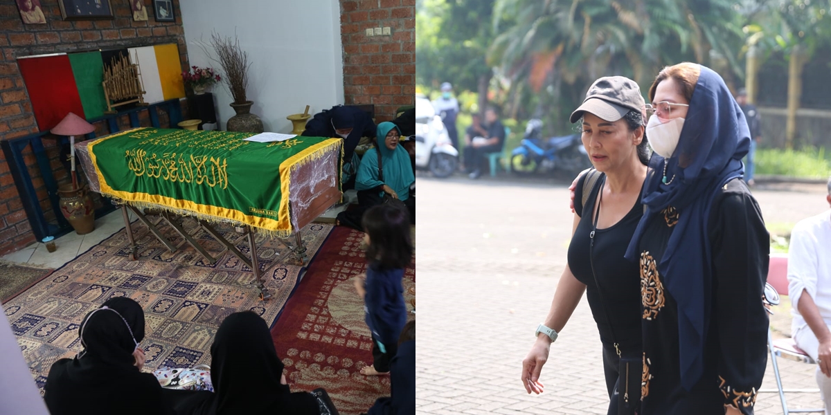 From Meriam Bellina to Cut Keke, Photos of the Senior Actor Eeng Saptahadi's Funeral Home - Filled with Visiting Artists