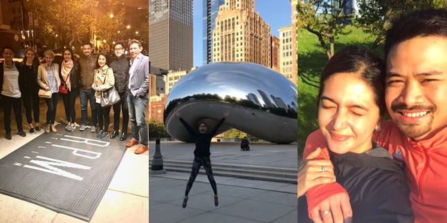 ADIK IPAR LULUS, NABILA SYAKIEB KUMPUL KELUARGA MERTUA DI CHICAGO