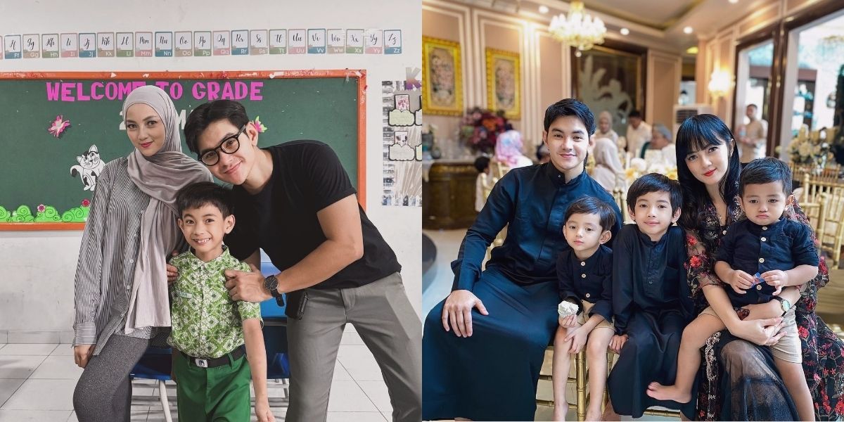 Aditya Suryo, Brother of Chand Kelvin, Happy with His Wife and Three Little Champions - A Warm Family That Makes Others Envious!