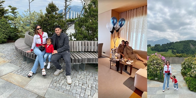 Aditya Trihatmanto's Birthday, Kezia Toemion's Portrait Invites Family on a Luxurious Vacation in Switzerland - The View is Stunning!