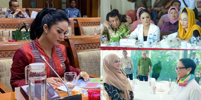Mulan Jameela and Krisdayanti Become Members of the Indonesian Parliament, Wearing Kebaya - Looking Elegant