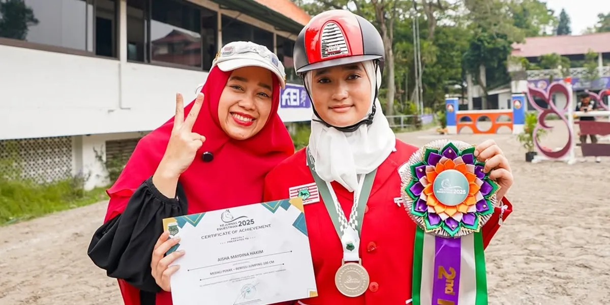 Aisha, Irfan Hakim's Daughter, Loves Horse Riding and Achieves Proud Accomplishments