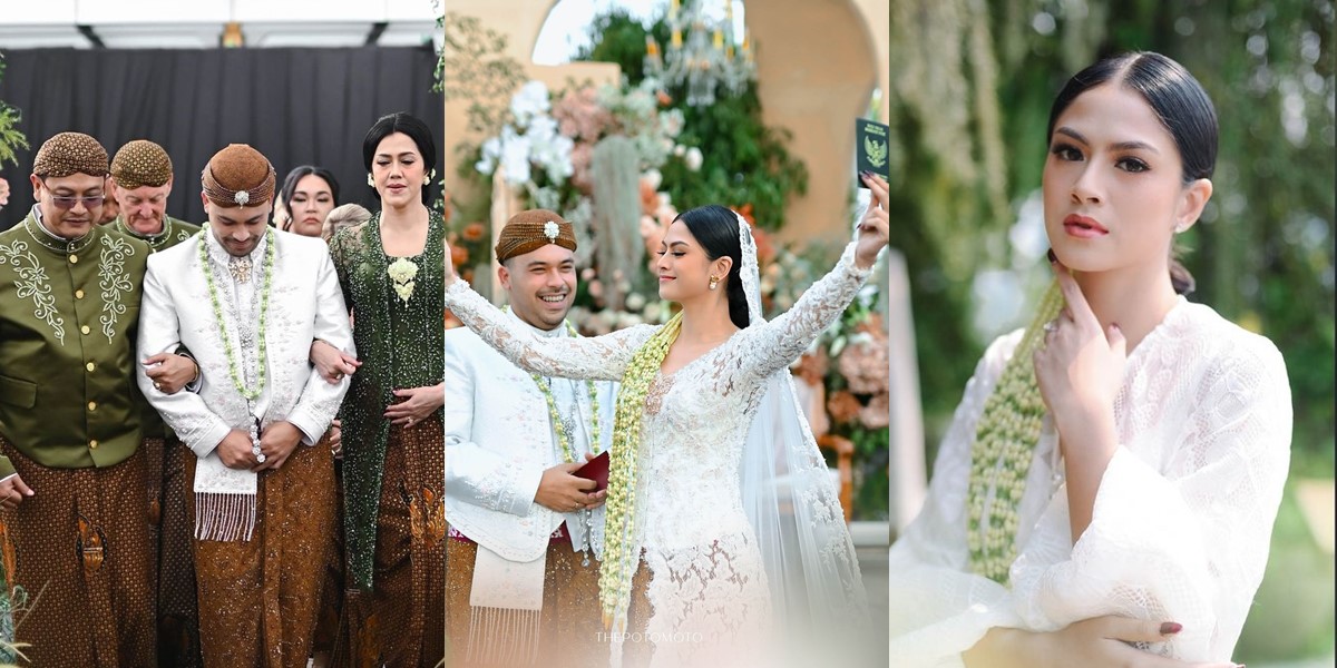 White-Themed Wedding Ceremony, 11 Wedding Photos of Hana Saraswati - Justin Harijawan