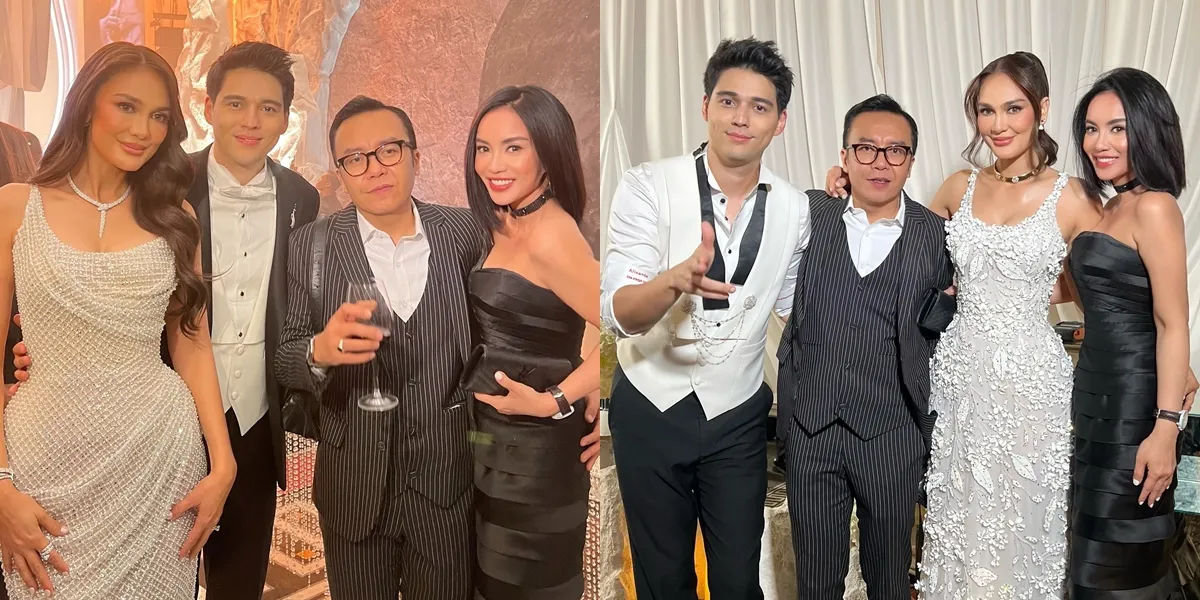Finally Go Public! Portrait of Ari Lasso with Dearly Joshua at Luna Maya's Reception