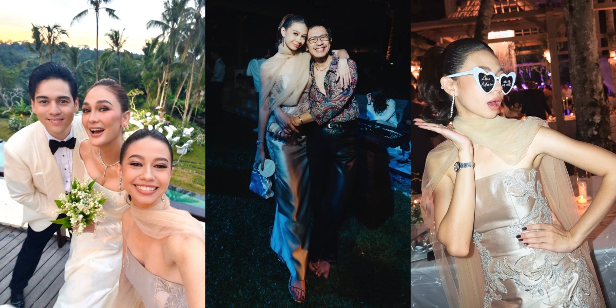 Finally an Update, 7 Beautiful Photos of Yuki Kato at Luna Maya's Wedding - The Style of the National Single Ambassador Never Fails