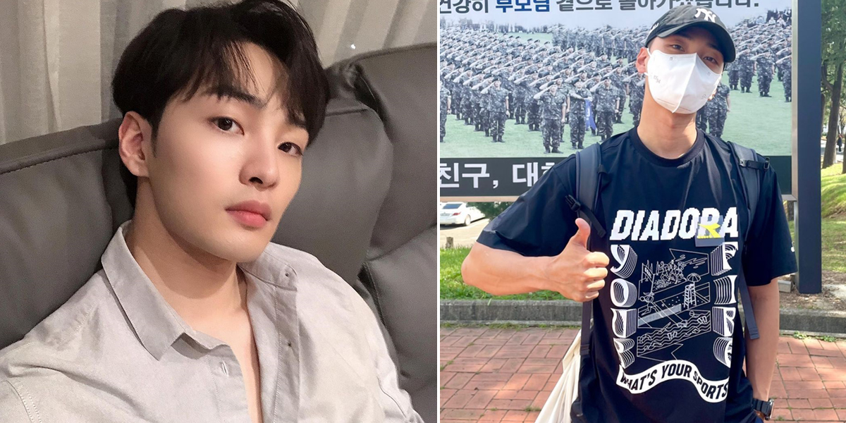 Actor 'DR. ROMANTIC' Kim Min Jae Departs for Military Service, Shows Off Bald Head and Still Handsome!