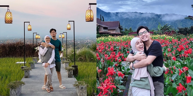 Admitting to being Rizky Kinos' mistress and often crying alone, here are 14 portraits of Nycta Gina and her harmonious husband's household - Known as a Funny Couple