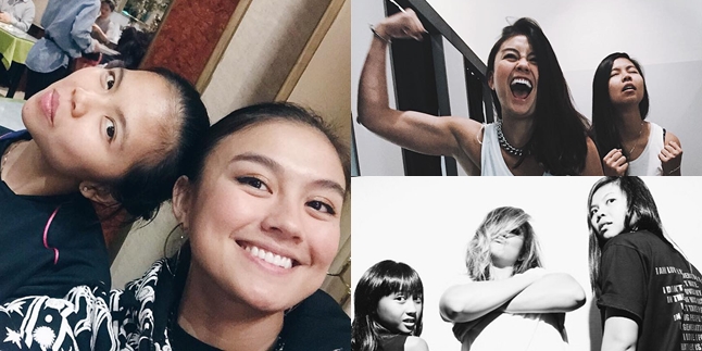 All Out Support for Friends, Here are 10 Photos of Agnez Mo and Greysia Polii's Friendship - Moments of Showing Off Muscles Highlighted