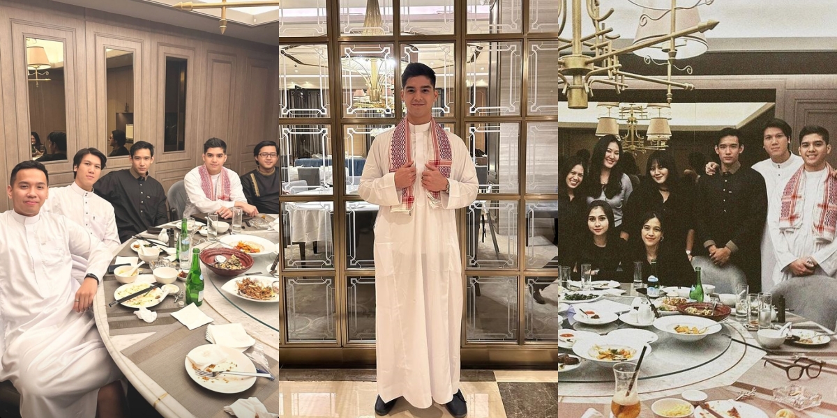 Alyssa Daguise Goes Public with New Boyfriend, Check Out Photos of Al Ghazali Opening the Fast with His High School Ex-Girlfriend - Handsome Like a Sultan of Dubai Wearing a 'Gamis' (Islamic Robe)