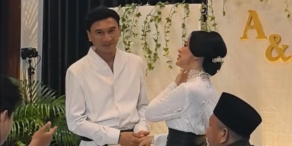 Anji Officially Married, Denny Caknan - Angga Chandra Present at the Wedding Ceremony