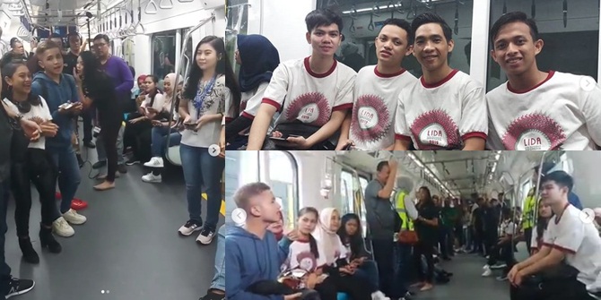 Enthusiasm of Jirayut & LIDA 2019 Participants Experience Riding MRT, Exciting!