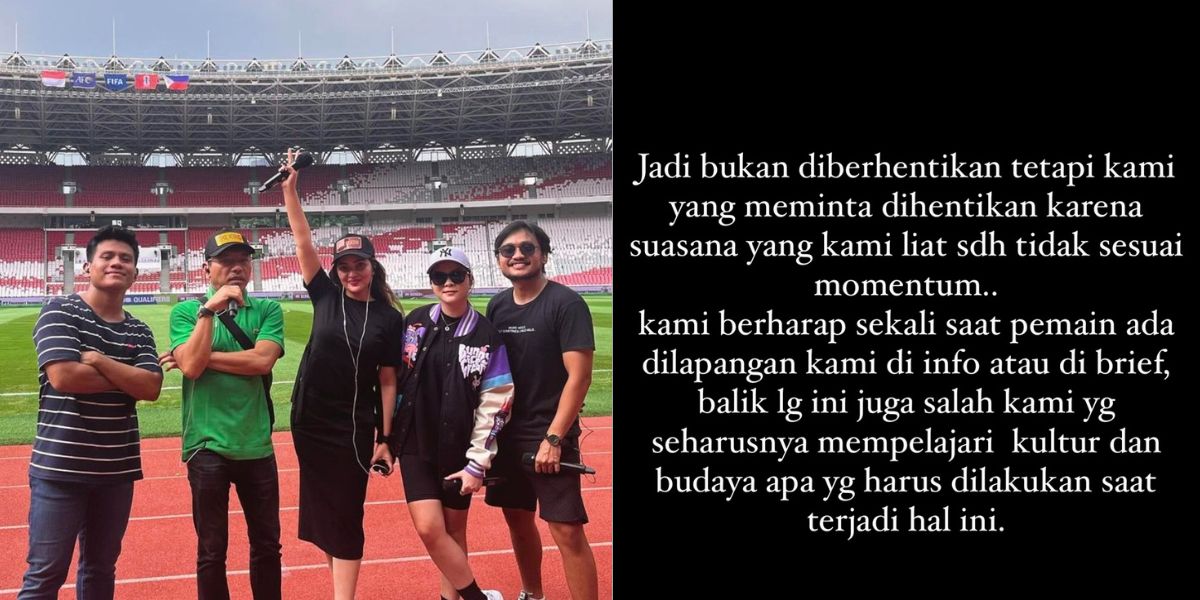 Ashanty Asked the Committee About the Song Sung After the Match between Indonesian National Team and the Philippines, Felt Strange When She Found Out the Answer