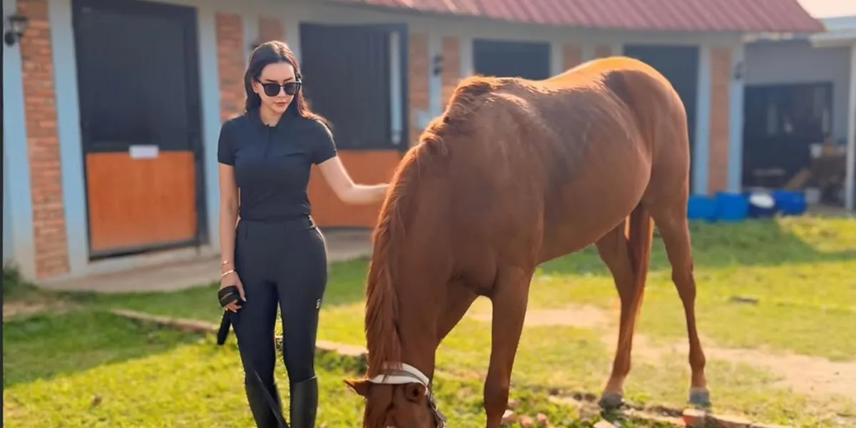 Aura Kasih Willing to Join Horse Riding Lessons to Accompany Her Child