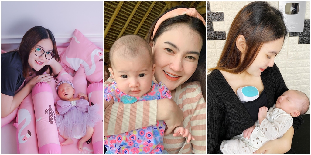 Aura Motherhood Shining Brighter, 10 Portraits of Nella Kharisma When Taking Care of Baby Gendhis