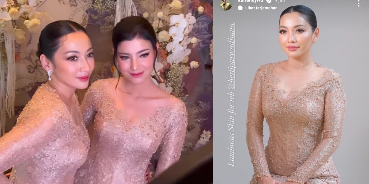 Forever Young at 39 Years Old, 8 Photos of Hesti Purwadinata Looking Flawless at Enzy Storia and Molen's Wedding