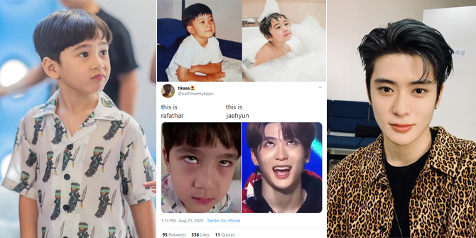 Like a Split Betel Nut, These Photos Prove that Rafathar Looks So Much Like Jaehyun NCT