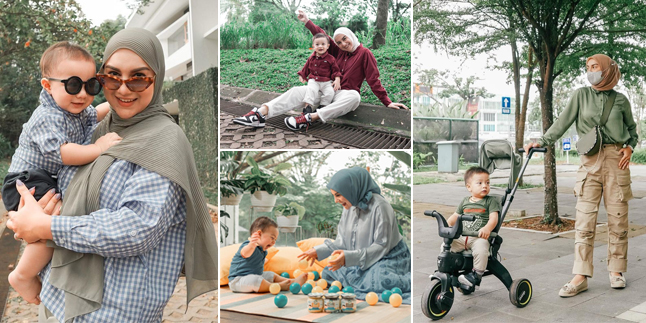 Like a Betel Nut Split in Half, Peek 9 Photos of Irish Bella and Baby Air who Always Wear Matching Clothes