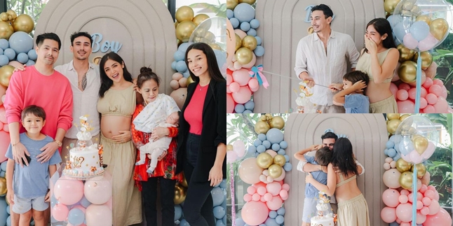 Happiness Awaits the Birth of a Sibling, 8 Photos of El Barack at Jessica Iskandar's Gender Reveal Event - Can't Stop Smiling with Joy