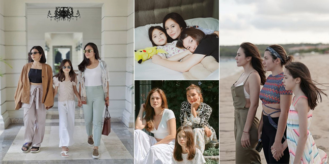 Like Brother Sister, Peek 8 Portraits of Wulan Guritno with Her Two Equally Beautiful Daughters