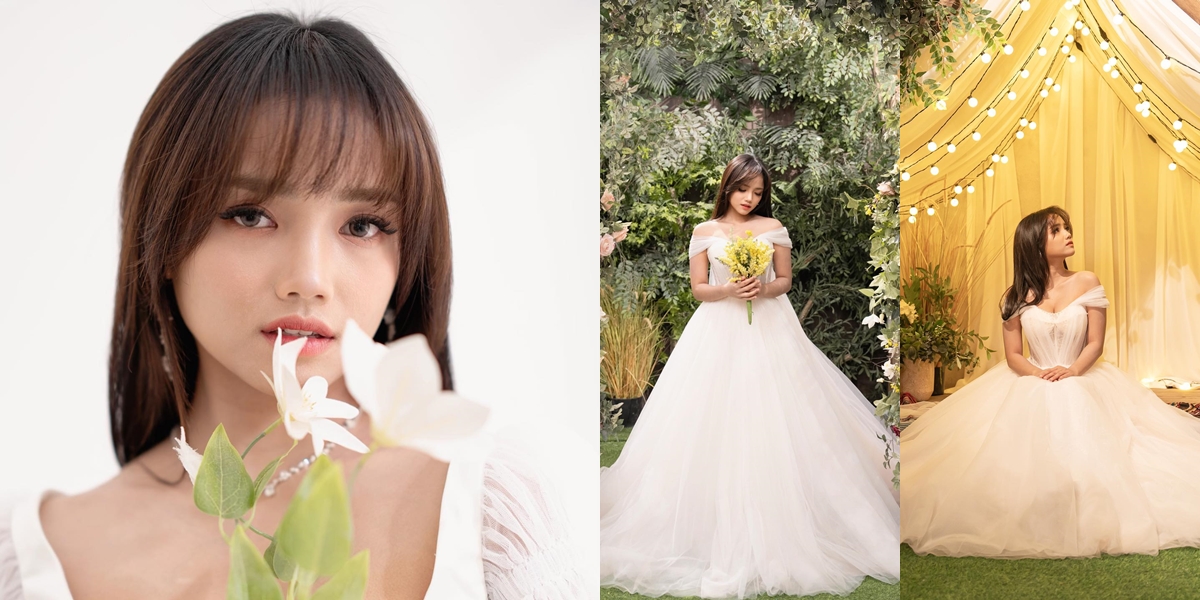 Bak Peri, 8 Potret Fuji Wearing a Wedding Dress - Praised for Resembling a Korean Artist
