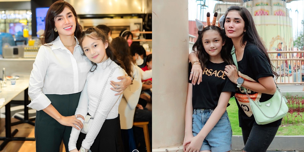 Bak Pinang Dibelah Dua, Potret Ussy Sulistiawty and Elea who is now 10 years old - Equally Beautiful